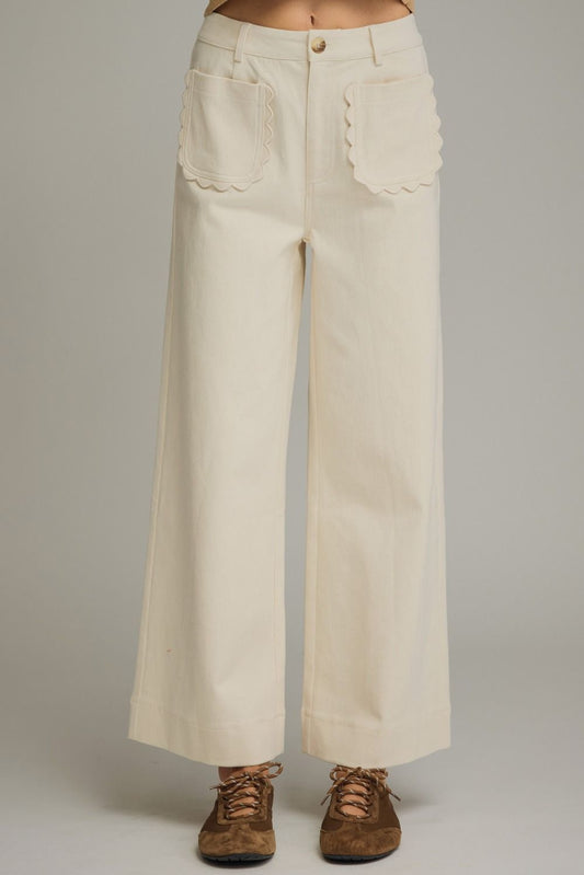 Belle Wide Leg Pants - 8