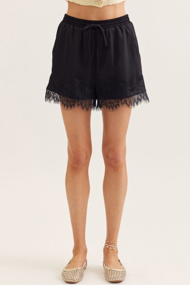 Regina Black Shorts