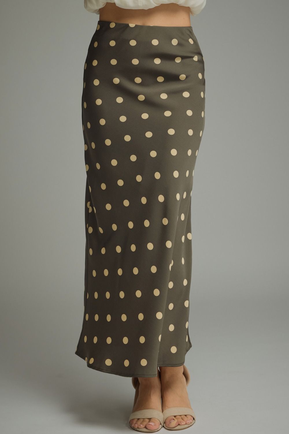 Delilah Polka Dot Midi Skirt