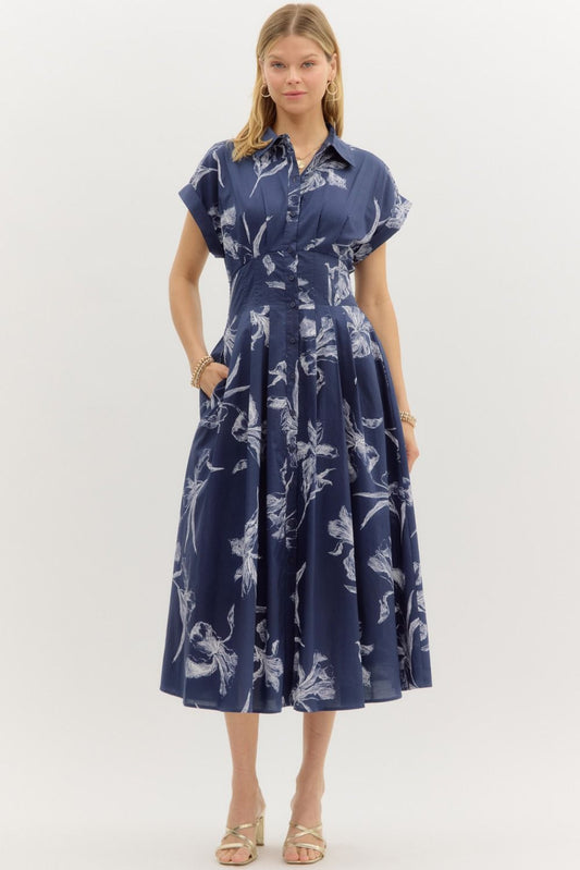 Iris Floral Dress