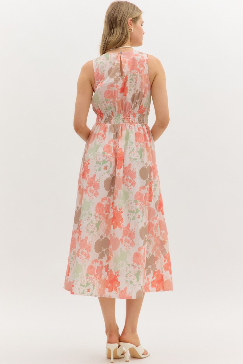 Adair Watercolor Floral Dress