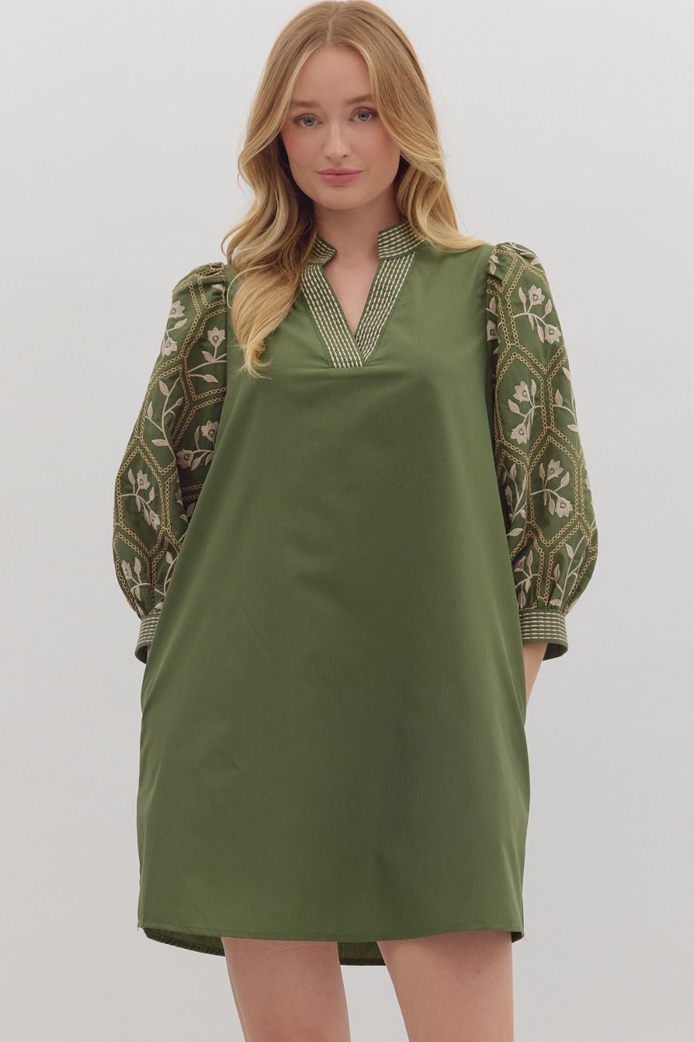 Anderson Green Mini Dress