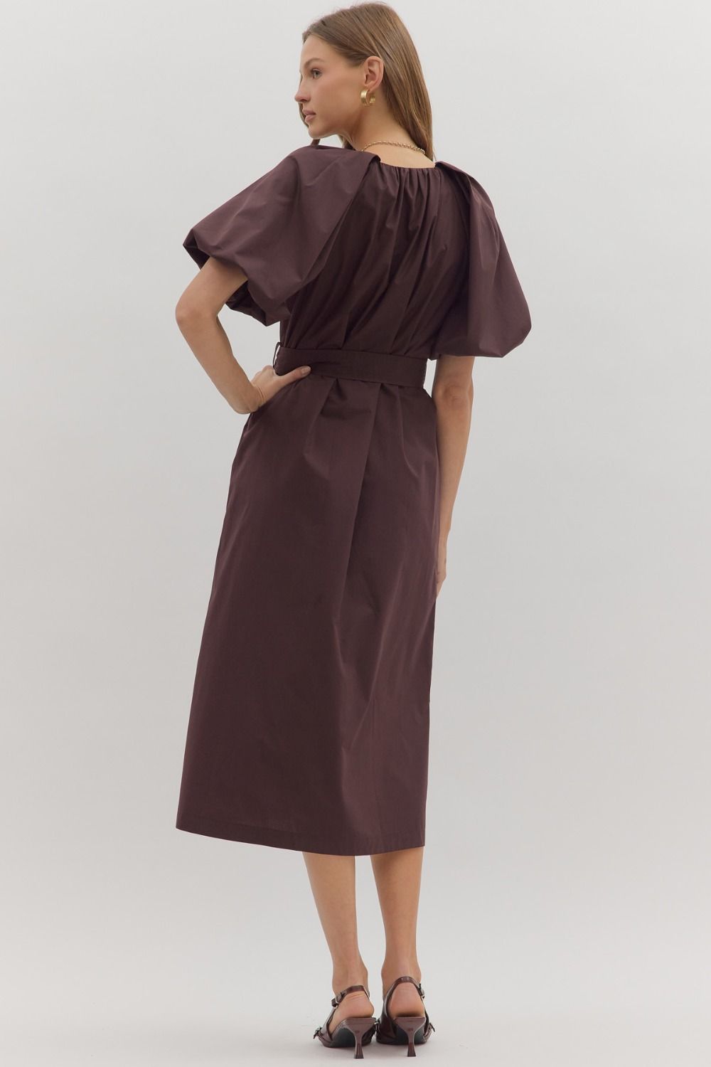 Bex Chocolate Midi Dress