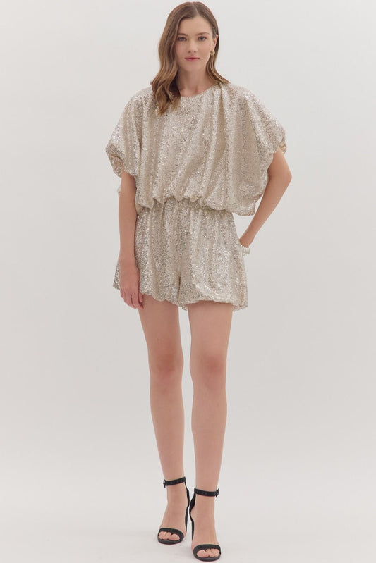 Sequined Holiday Top