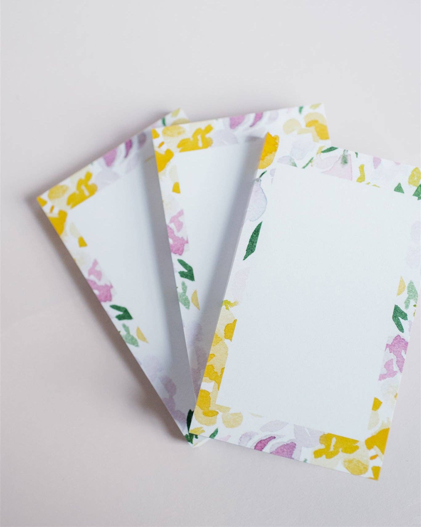 One & Only Paper - Abstract Flora Watercolor 75 Sheet Desk Notepad