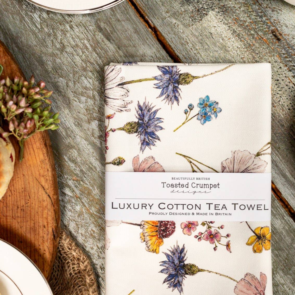 Toasted Crumpet - The Regency Gardens (Pure) Tea Towel