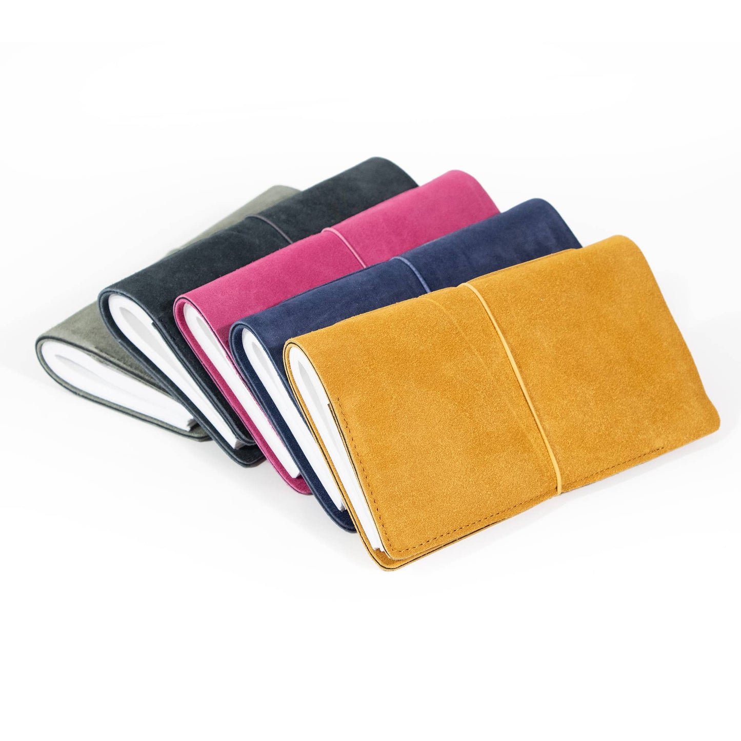 Andaluca - Royal Blue Suede Journal W/ Organic Cotton Paper:  Small