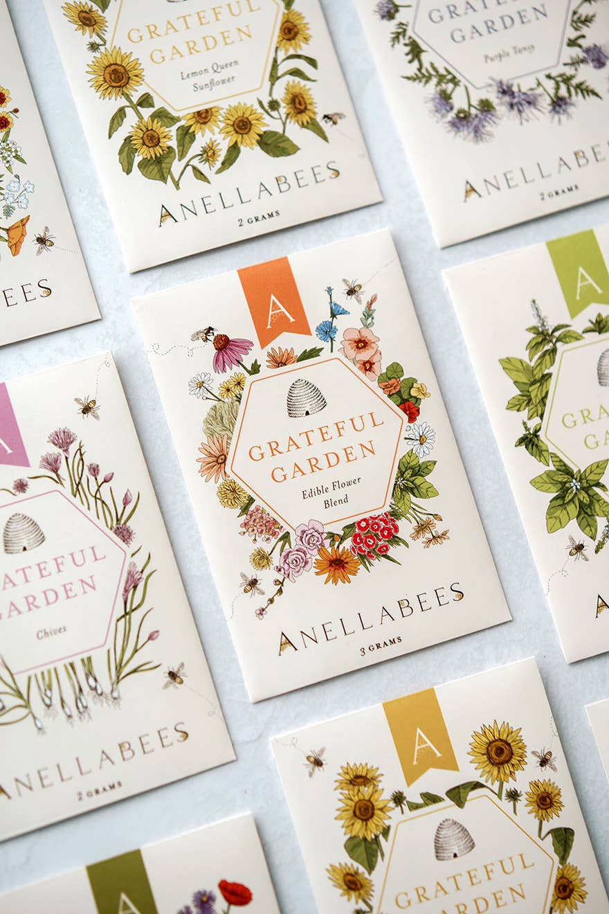 Anellabees - Edible Flower Garden Seed Blend