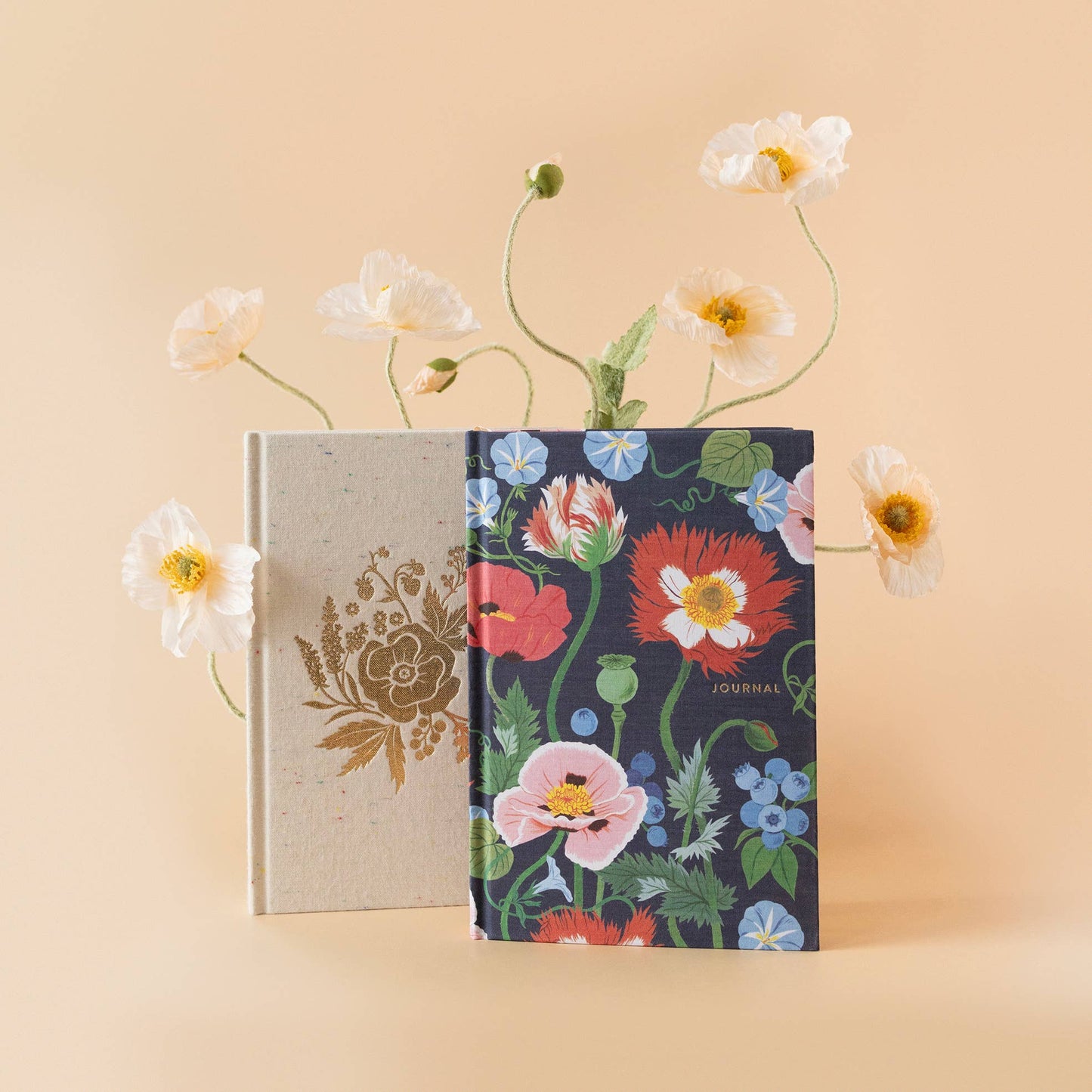 Botanica Paper Co. - POPPY GARDEN | LINEN BOUND JOURNAL