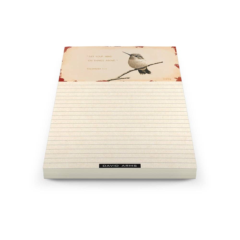 David Arms - “Set Your Mind” Notepad