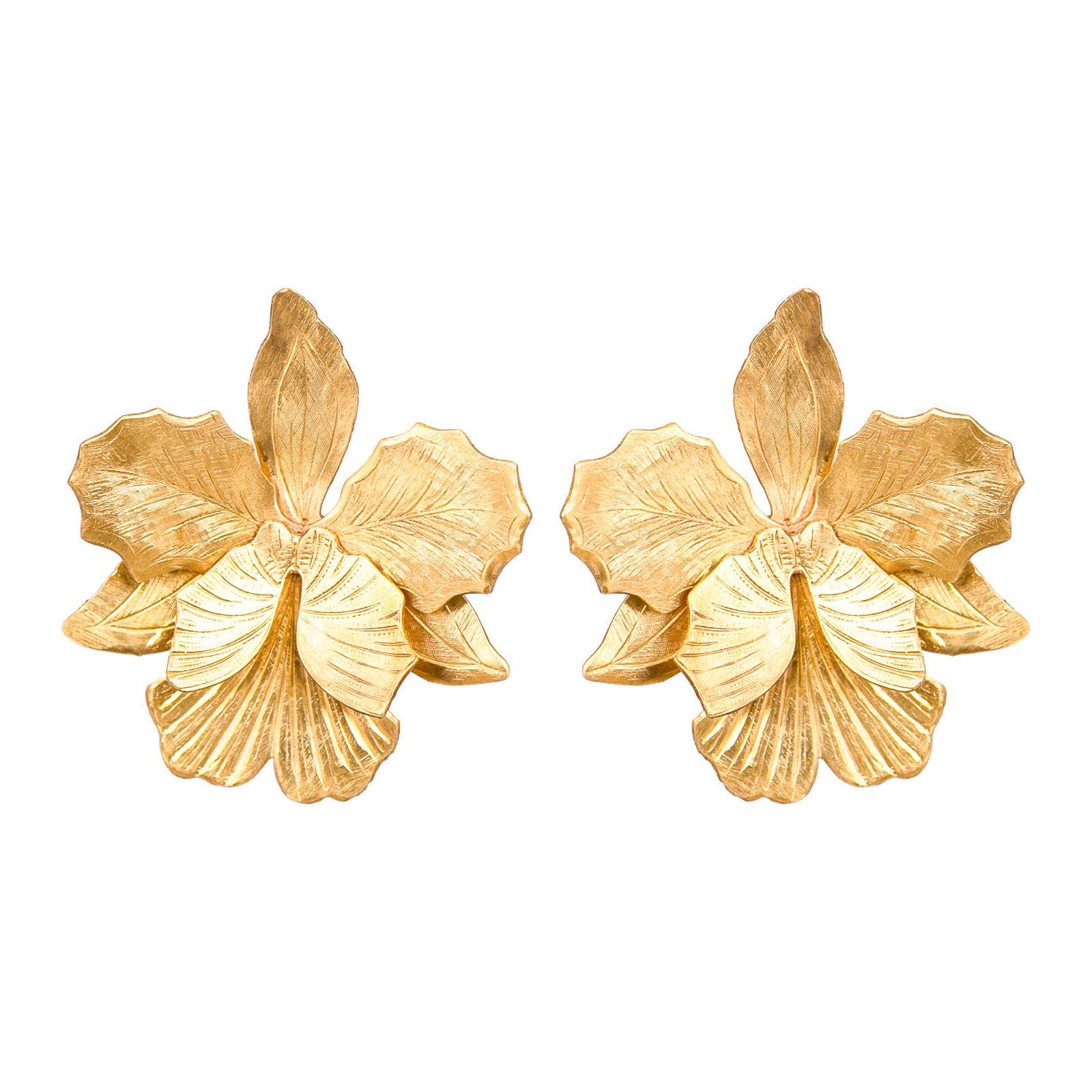 We Dream in Colour - Little Laelia Orchid Earrings