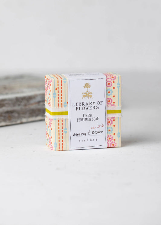 Floral Stripe Square Soap