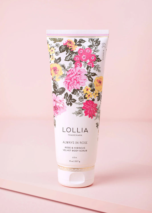 Lollia Always in Rose Velvet Body Scrub