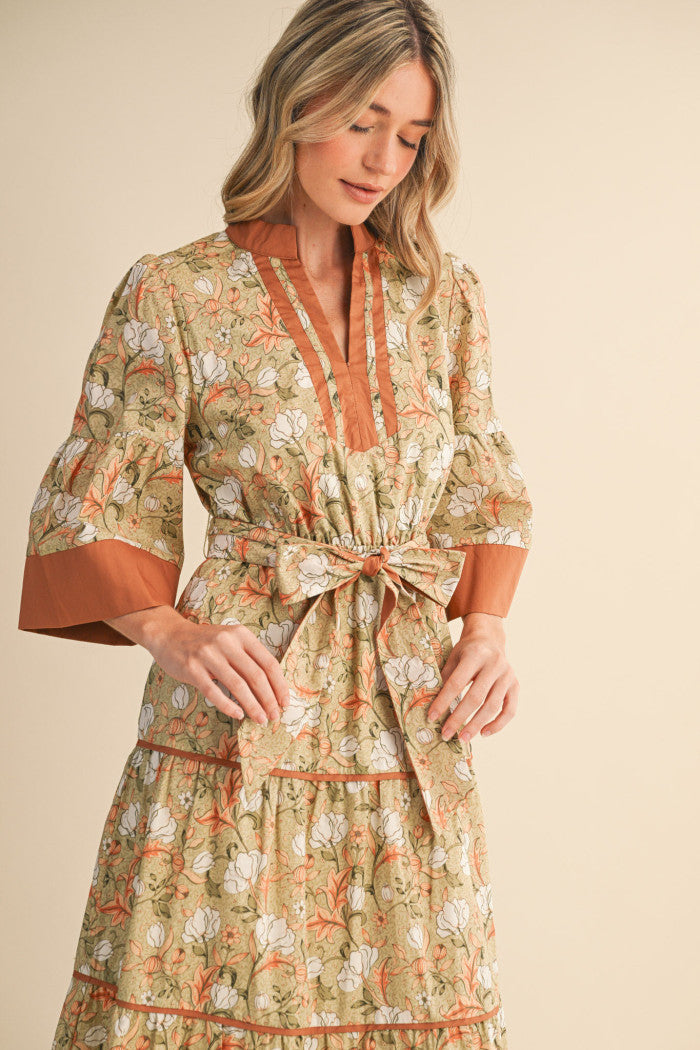 Floral Midi Dress