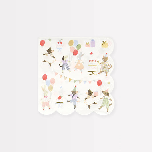 Animal Friends Large Napkins