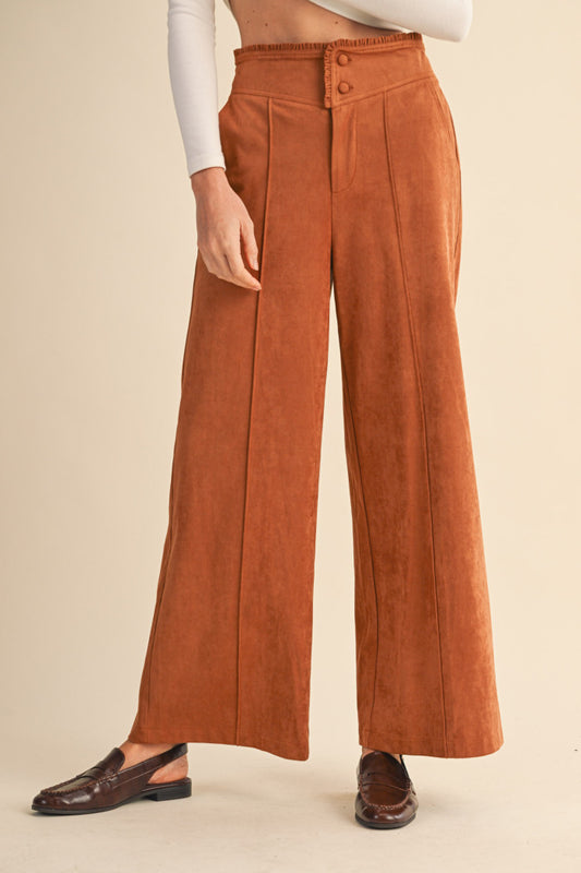 Ruffle Trim Pant
