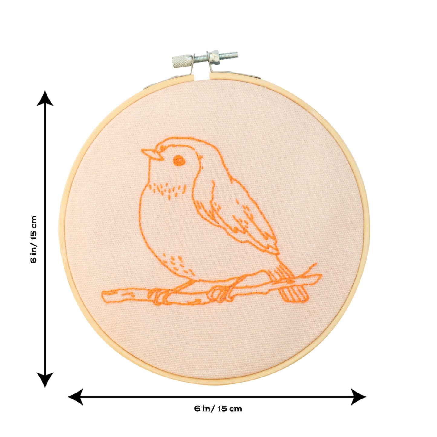 ROBIN EMBROIDERY HOOP KIT