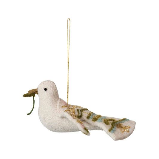 Felted Wool Dove