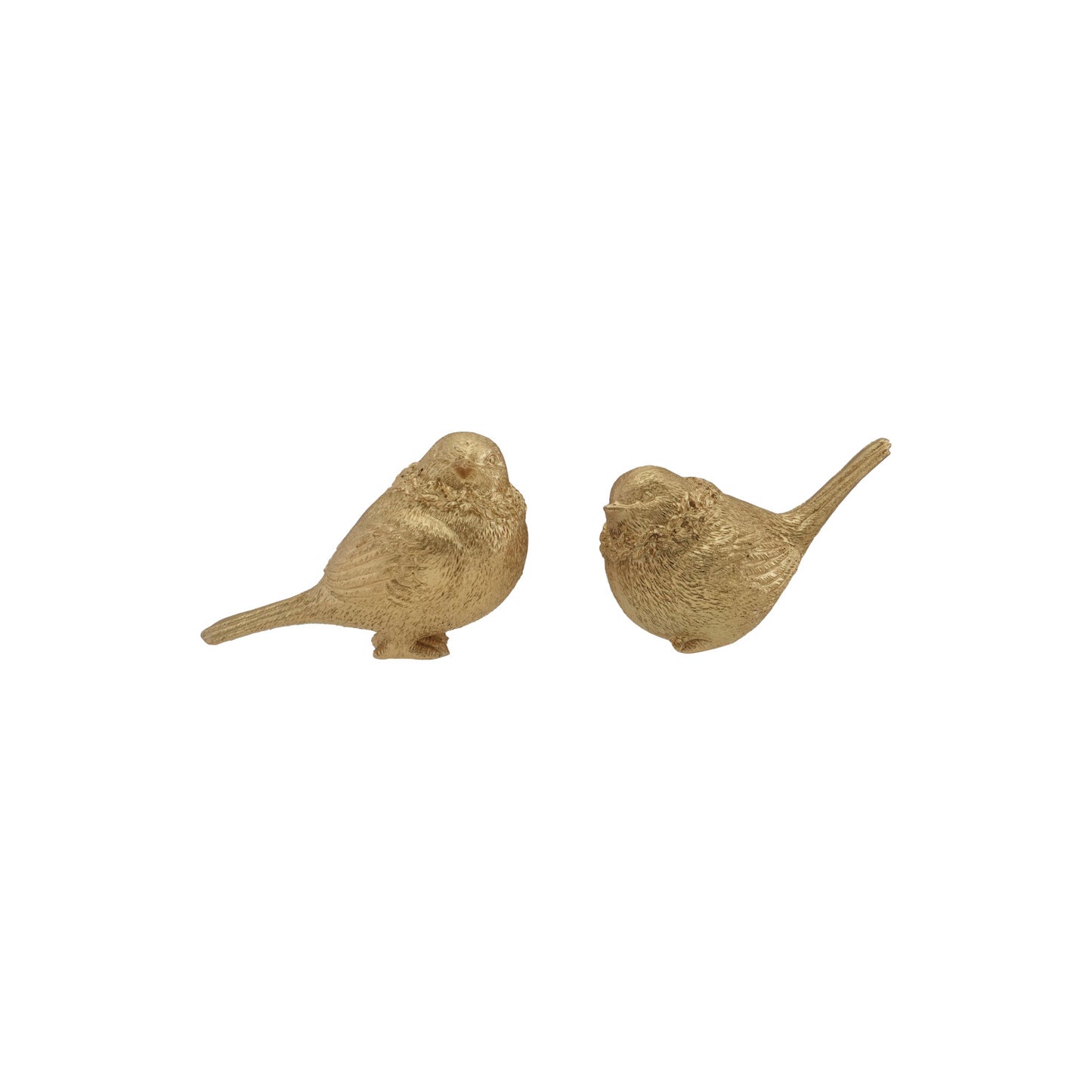 Resin Bird, Gold Finish, 2 Styles
