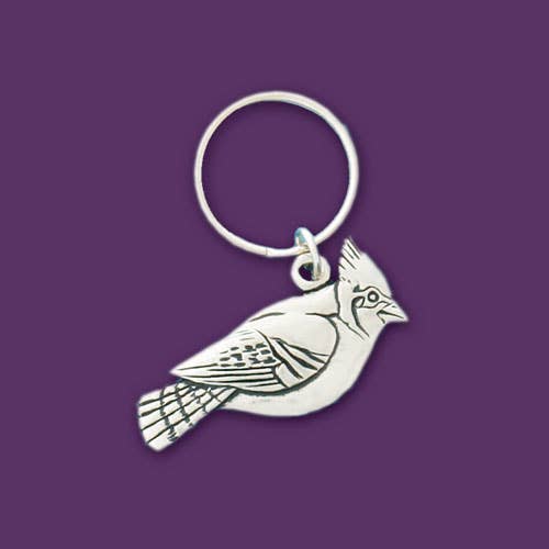 Blue Jay Keychain