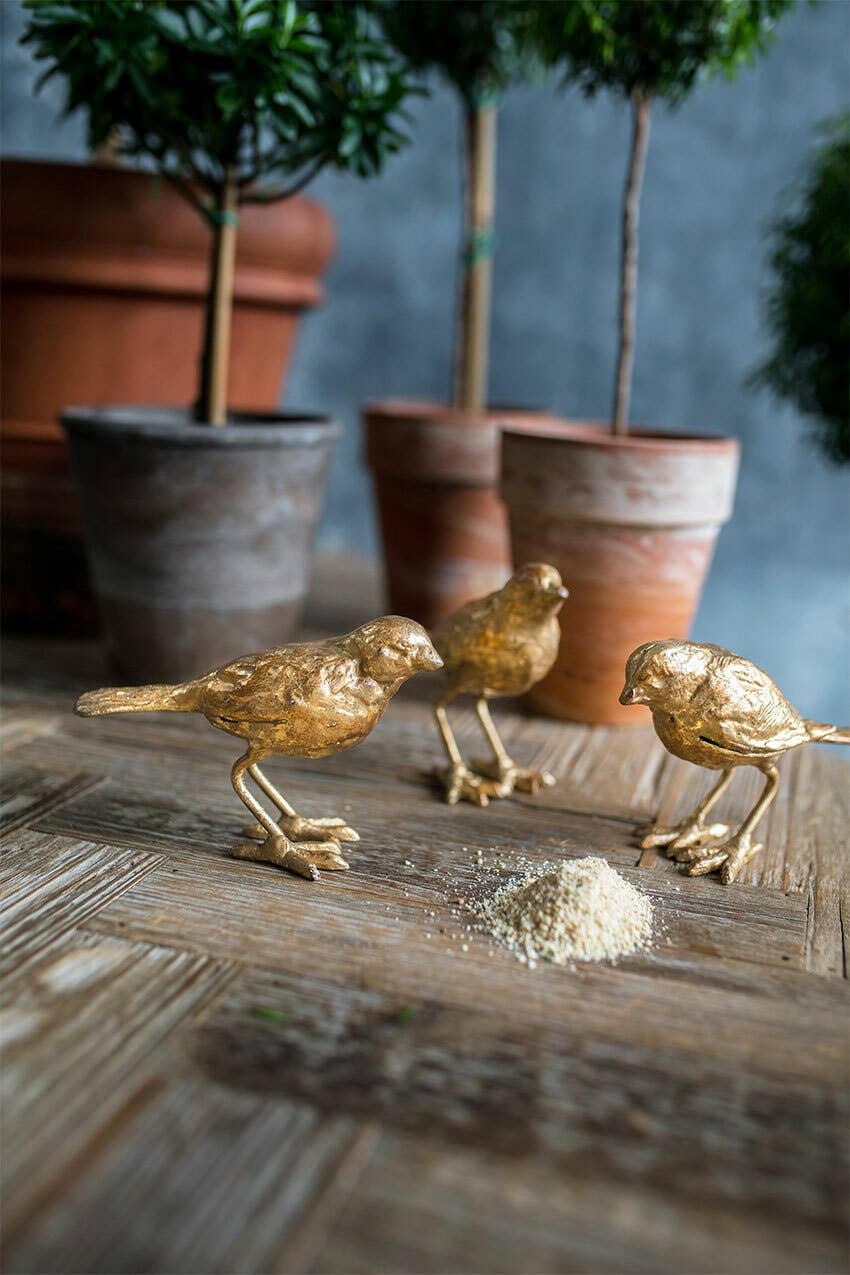 Vagabond Vintage Cast Iron Gold Bird