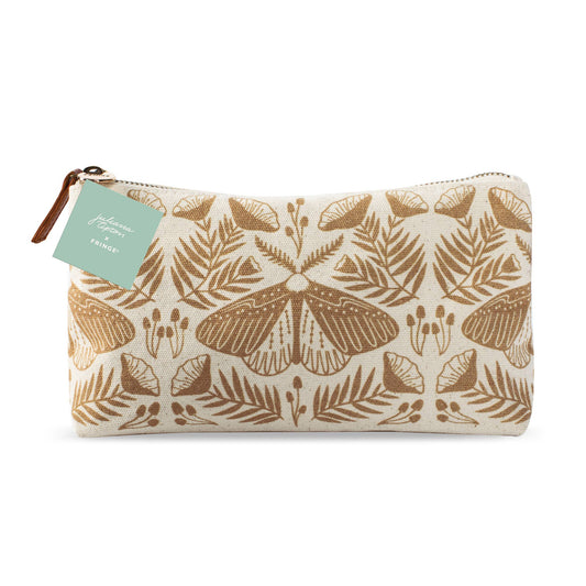 Flat Bottom Medium Pouch - Moth