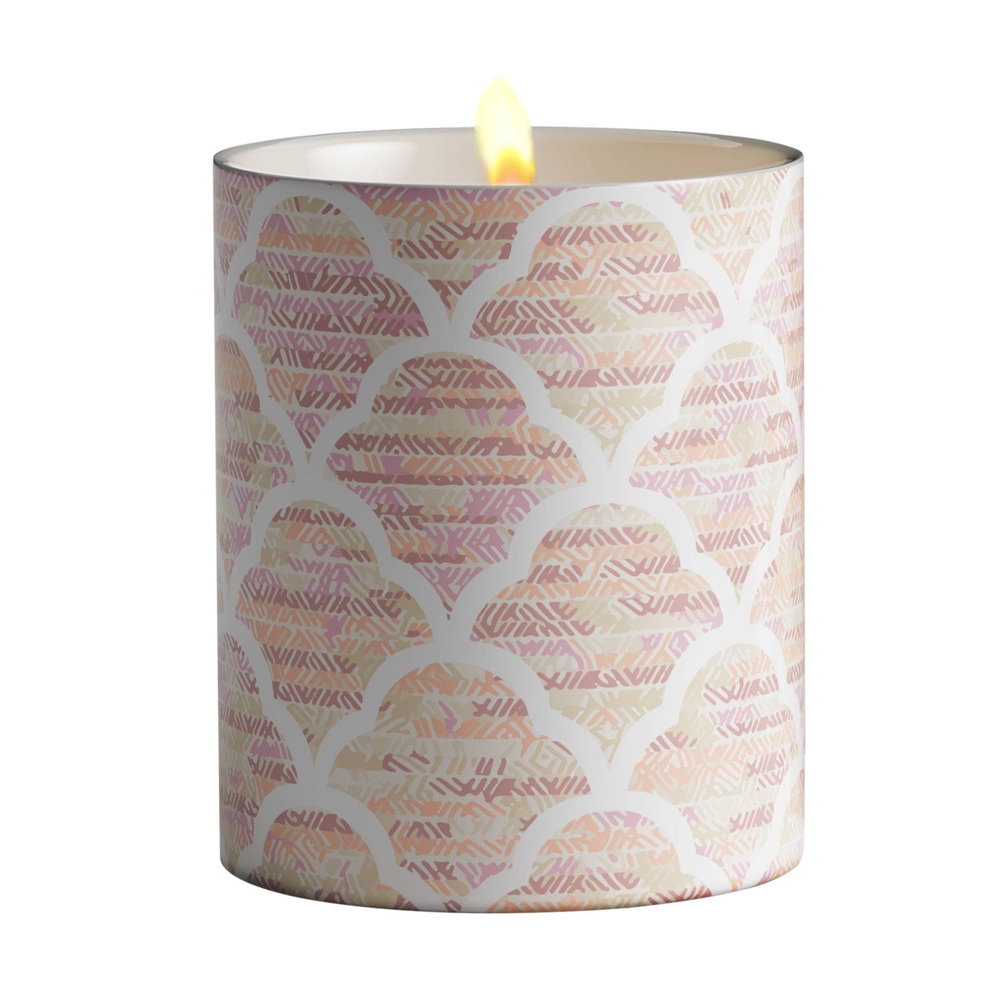 Lori Weitzner Asana Medium Ceramic Jar Candle