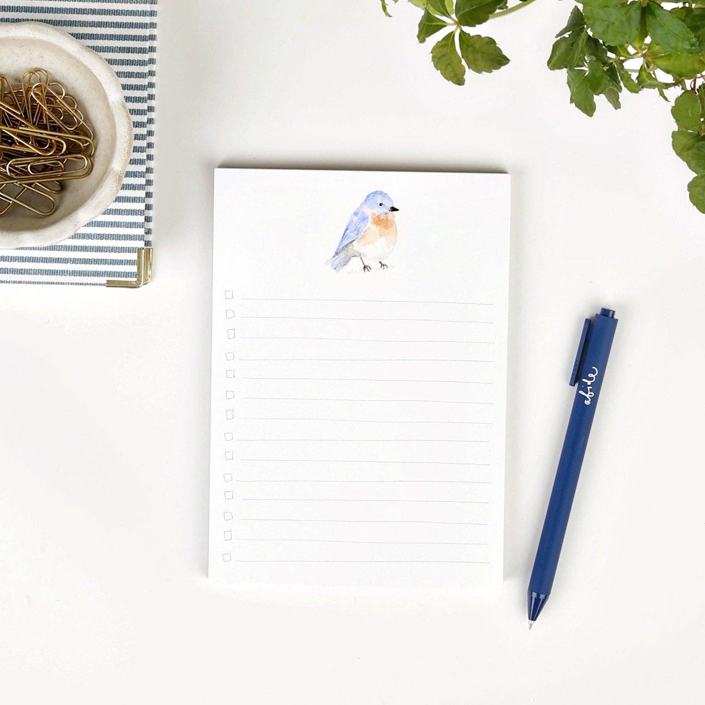 emily lex studio - checklist notepad: Bluebird