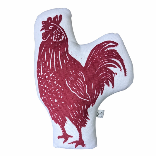 artgoodies - rooster stuffie mini pillow