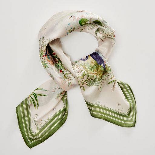 Fable England - Whispering Willows Ivory Scarf