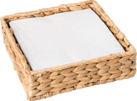 Boston International - Paper Lunch Napkin Water Hyacinth Caddy