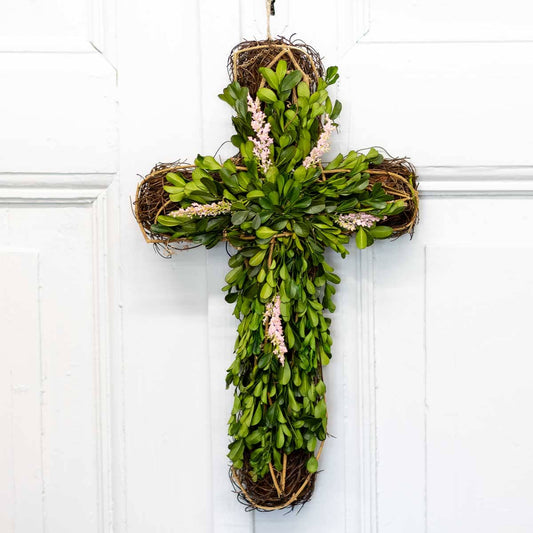 The Royal Standard - Selah Cross Door Décor   Natural   11.8x3.5x18.5