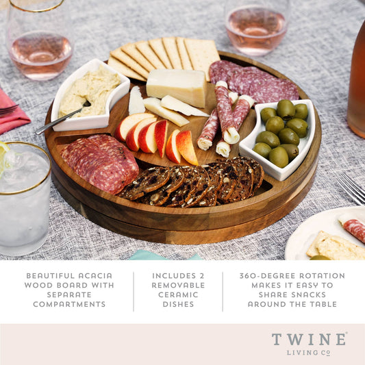 Twine - Rotating Charcuterie Board