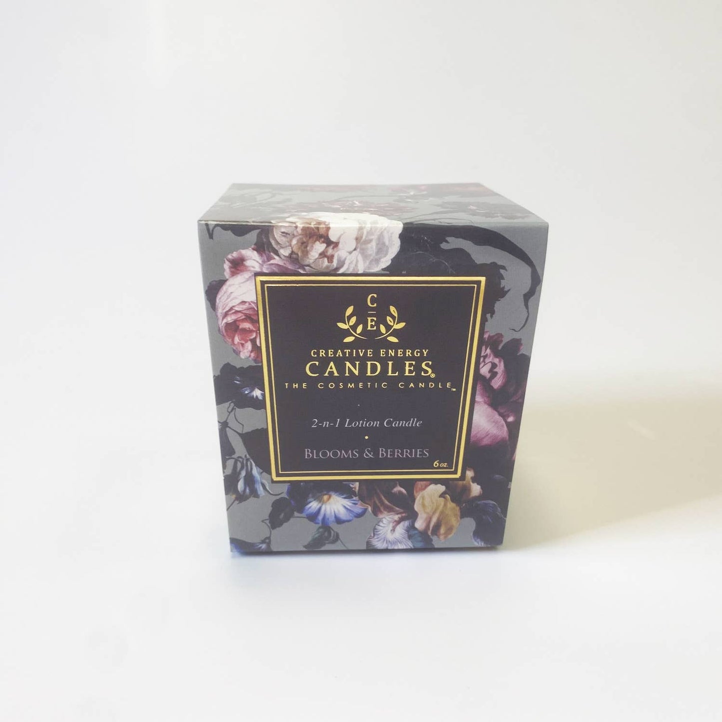 Creative Energy Candles - Blooms & Berries: 2-in-1 Soy Lotion Candle: Large - 10 oz