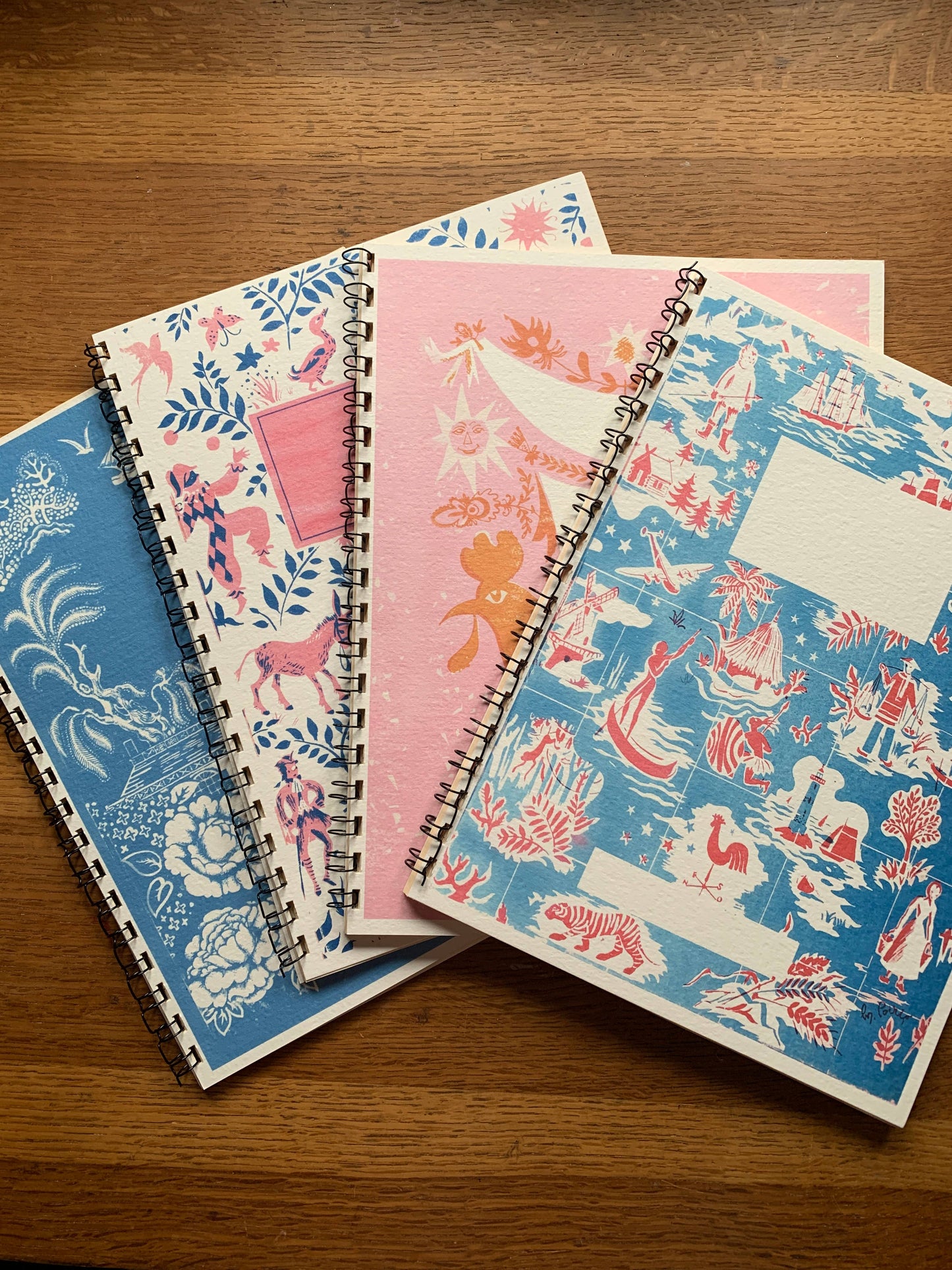 French Storybook Notebook: Voyage Unlined