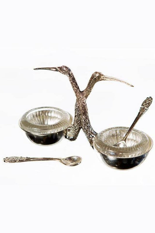 Vagabond Vintage - Stork Salt and Pepper Cellar