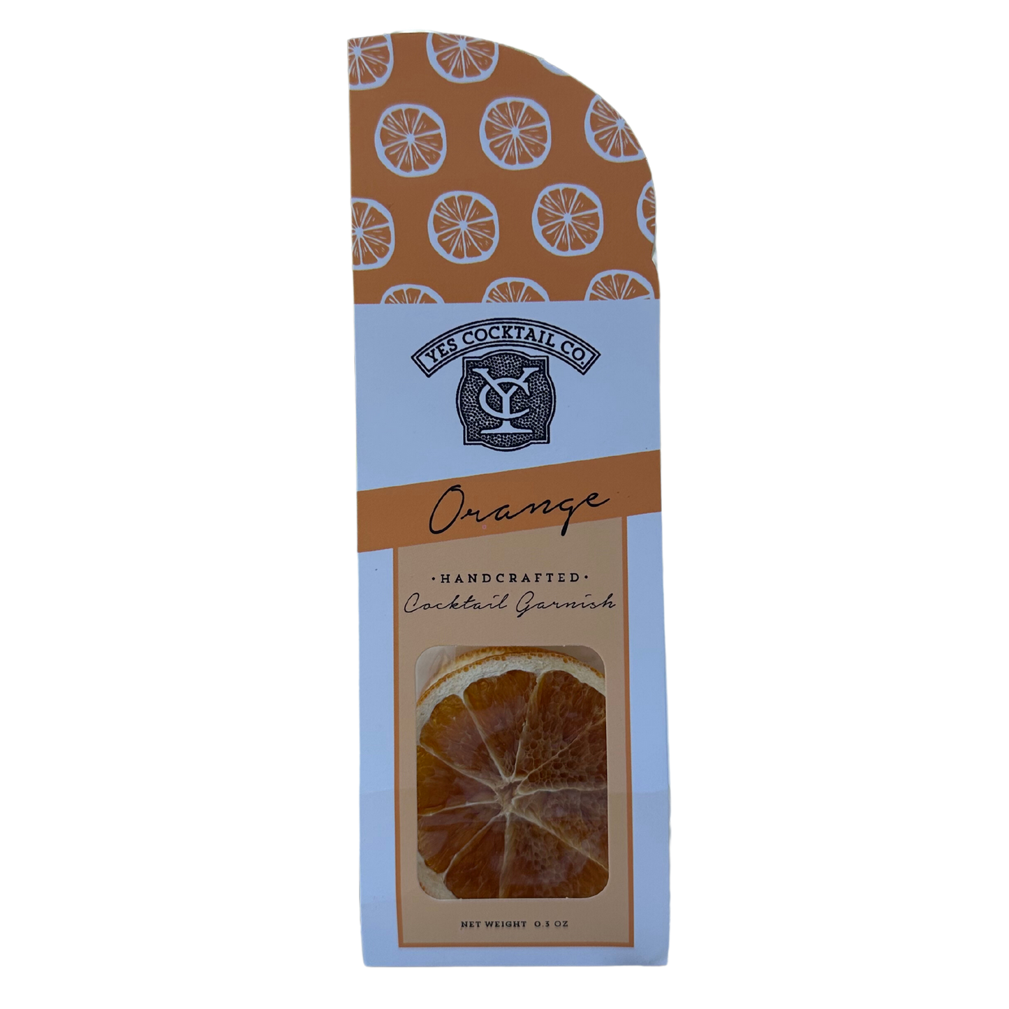 Yes Cocktail Co - Dehydrated Cocktail Garnishes: Orange / Stand up gift pouch