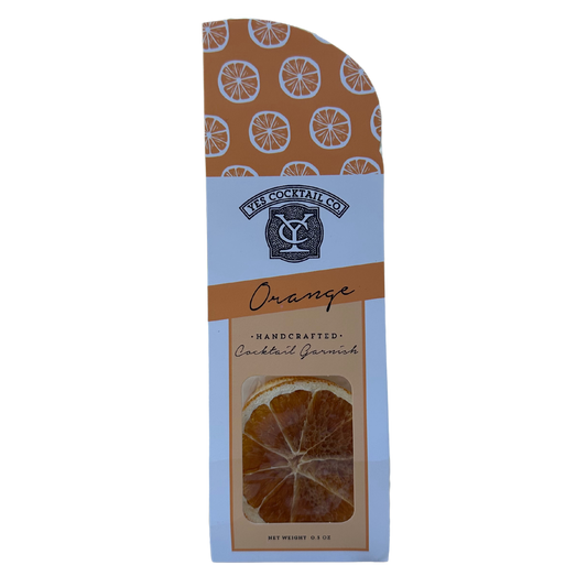 Yes Cocktail Co - Dehydrated Cocktail Garnishes: Orange / Stand up gift pouch