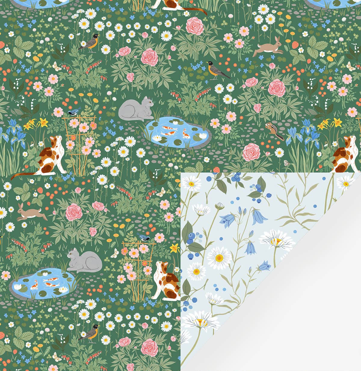 GARDEN | Double Sided Wrapping Paper