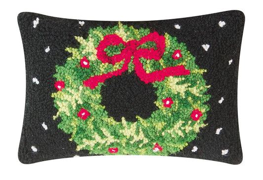 Holiday Wreath Hook Pillow