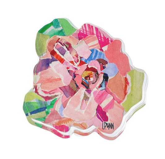 Lauren Dunn - Pink Zinnia Bold Bloom Acrylic
