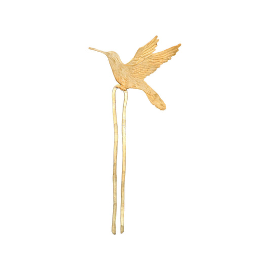 We Dream in Colour - Gold Hummingbird Hair Pin