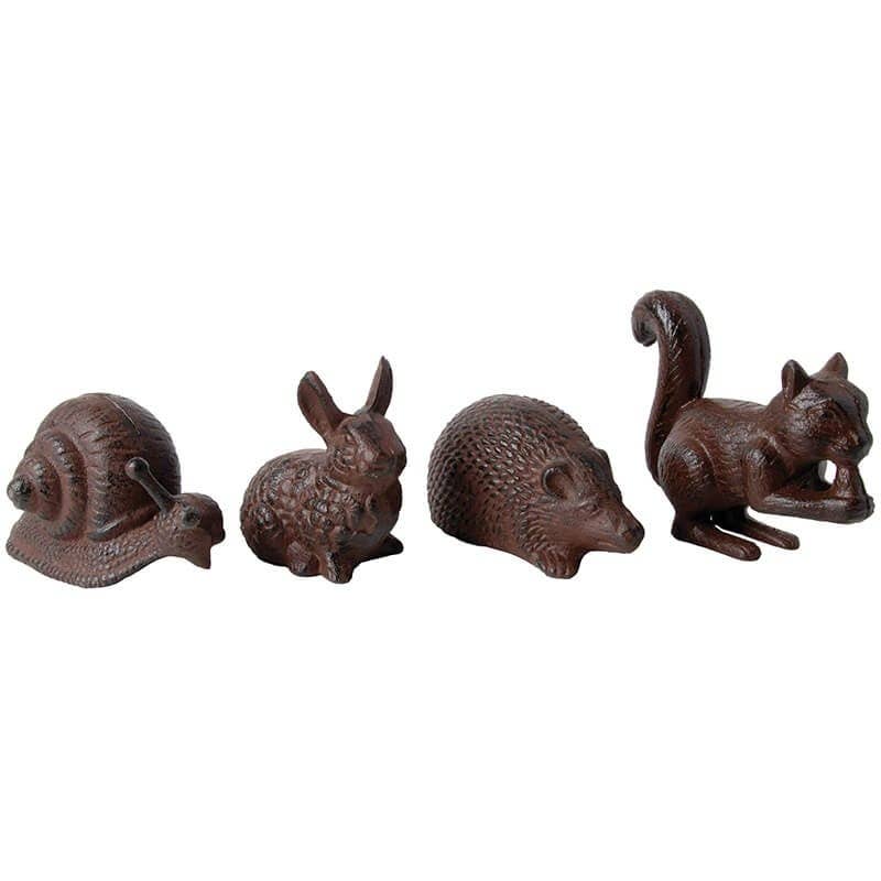 Esschert Design USA - Animals, Cast Iron, Antique Brown, 4 Asst. Styles - Large