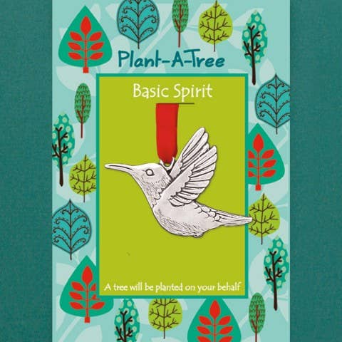 Hummingbird Plant a Tree Ornament