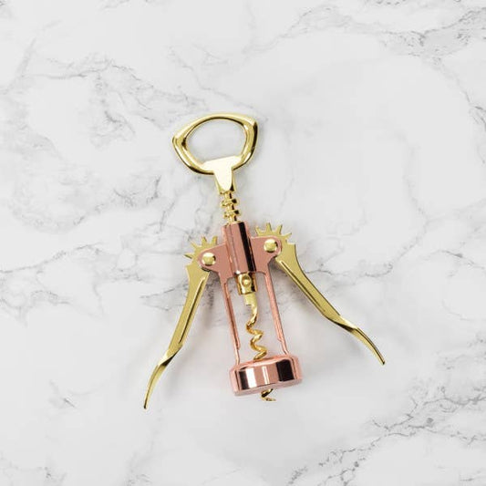 Twine - Copper and Gold Winged Corkscrew by Twine®