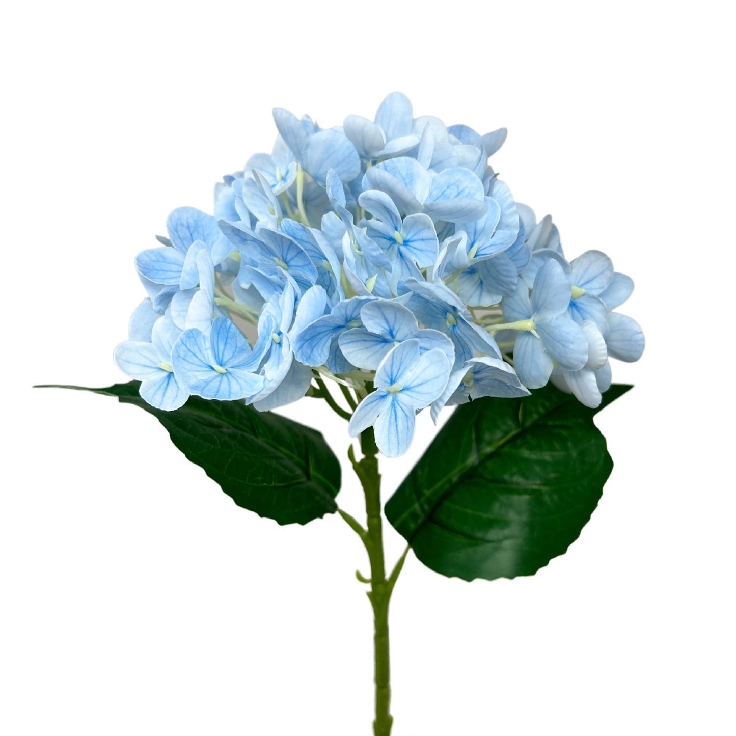 David Christopher's Collection - Fresh Touch Hydrangea Spray - Blue - 18”