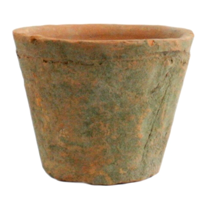 HomArt - Rustic Terra Cotta Rose Pot - Petite - Antique Red