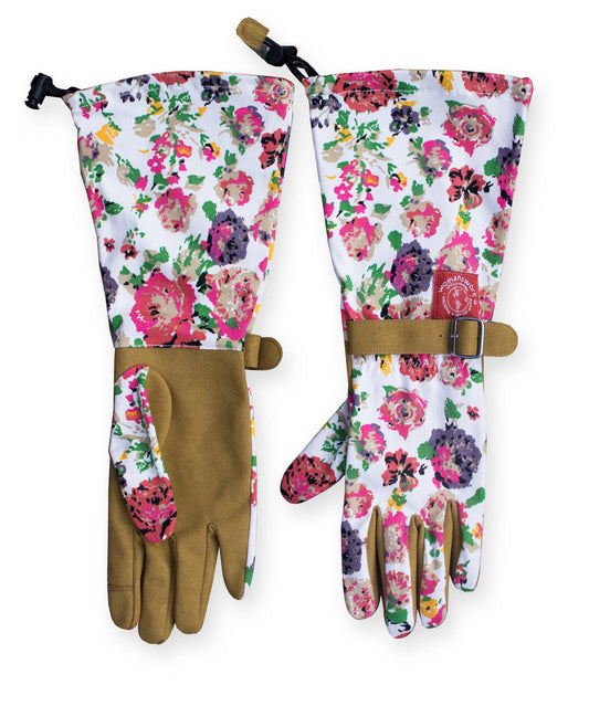 Womanswork - Cottage Rose Arm Saver Gloves: Medium