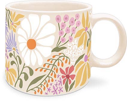 CERAMIC MUG FLOWER MARKET WILDFLOWERS