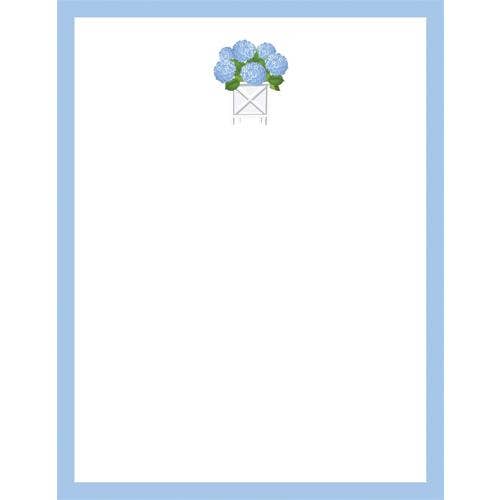 4.25 x 5.5 Hydrangeas Planter Notepad